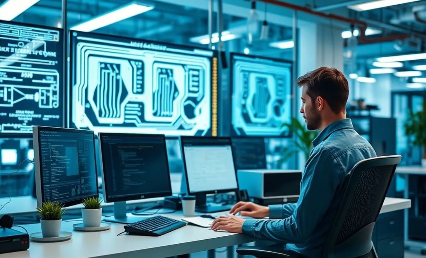 Professional automation workspace